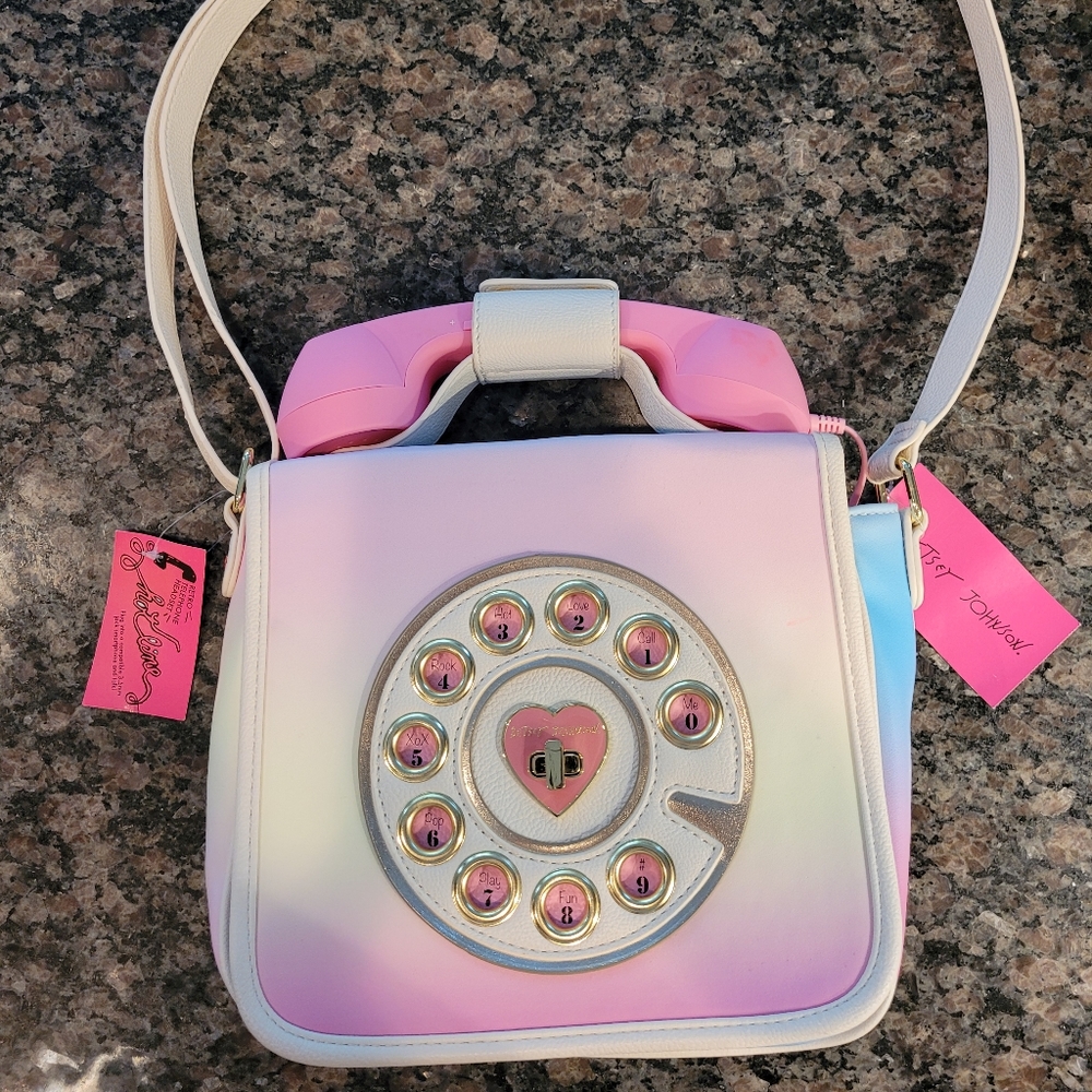 Betsy Johnson Betsey's Hotline Rainbow Purse